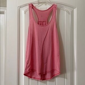 Lululemon Hotwave Tank top Heathered Yum Yum Pink fits size 6 rare